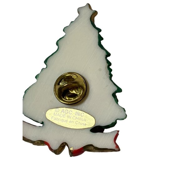 Christmas Tree Pin Brooch Holiday Jewelry - Picture 4 of 9